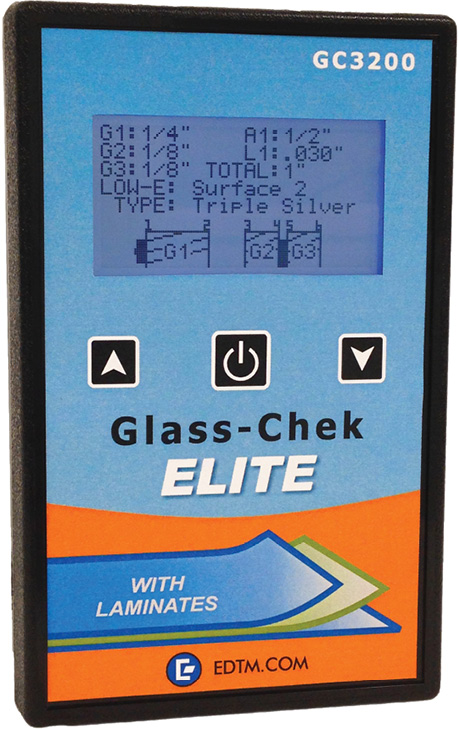hand held tool to identify laminated glass in a window