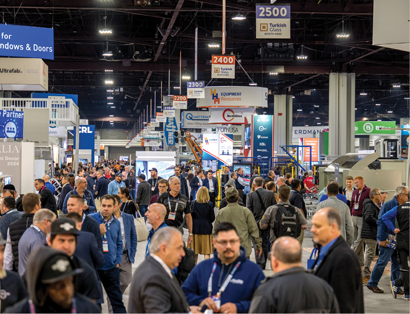 GlassBuild show floor