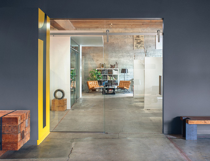 glass barn door