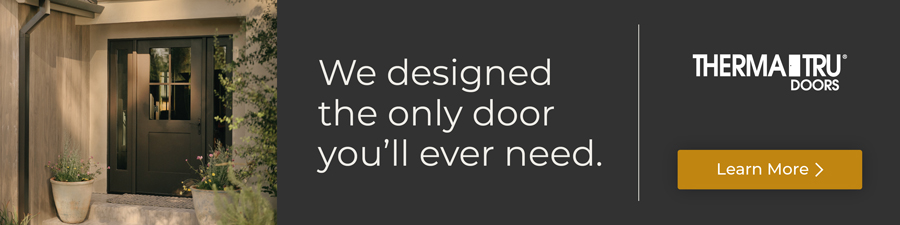 learn how therma tru has designed the only door you'll ever need