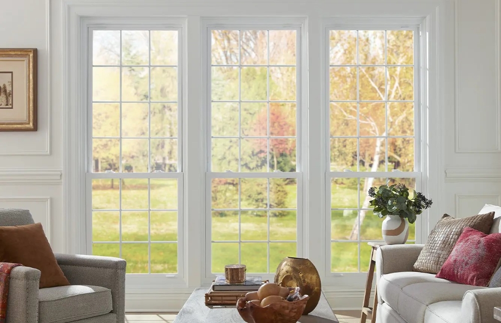 double-hung windows