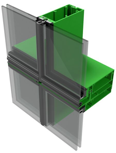 Tubelite 400SS SG curtainwall