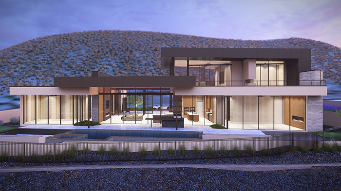 Rendering of New American Home Project