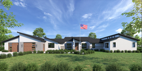 Rendering of the Dennet family home