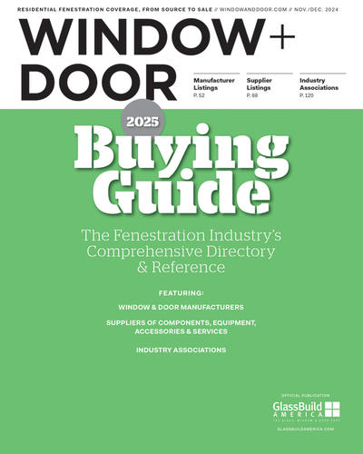 reference the list of industry suppliers and manufacturers throughout the year in the 2025 window and door buying guide