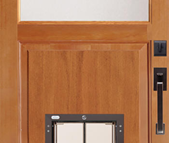 Simpson's dog door in size large